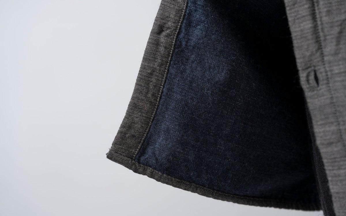 MITTAN / 毛綿三重織シャツ 紺がさね SH-112 / unisex