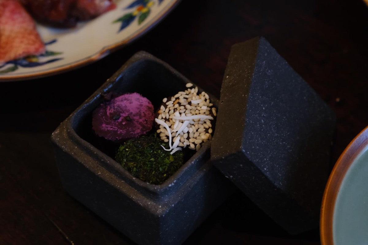 焼締め　陶の箱