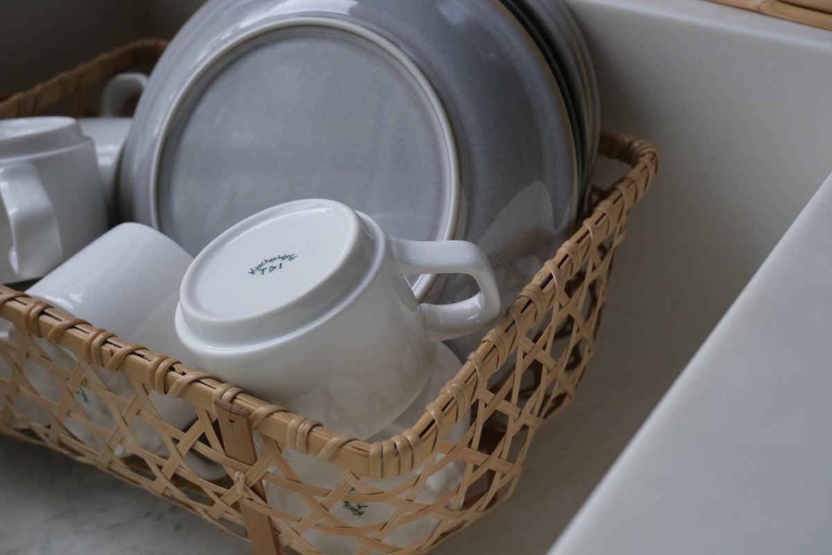 竹の食器水切りかご