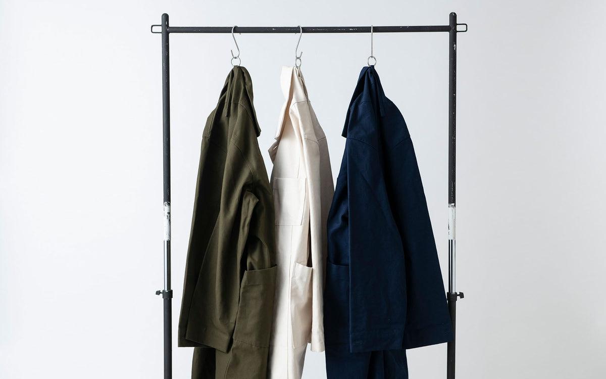【再入荷】木間服装製作 coat コットン帆布 khaki｜unisex freesize