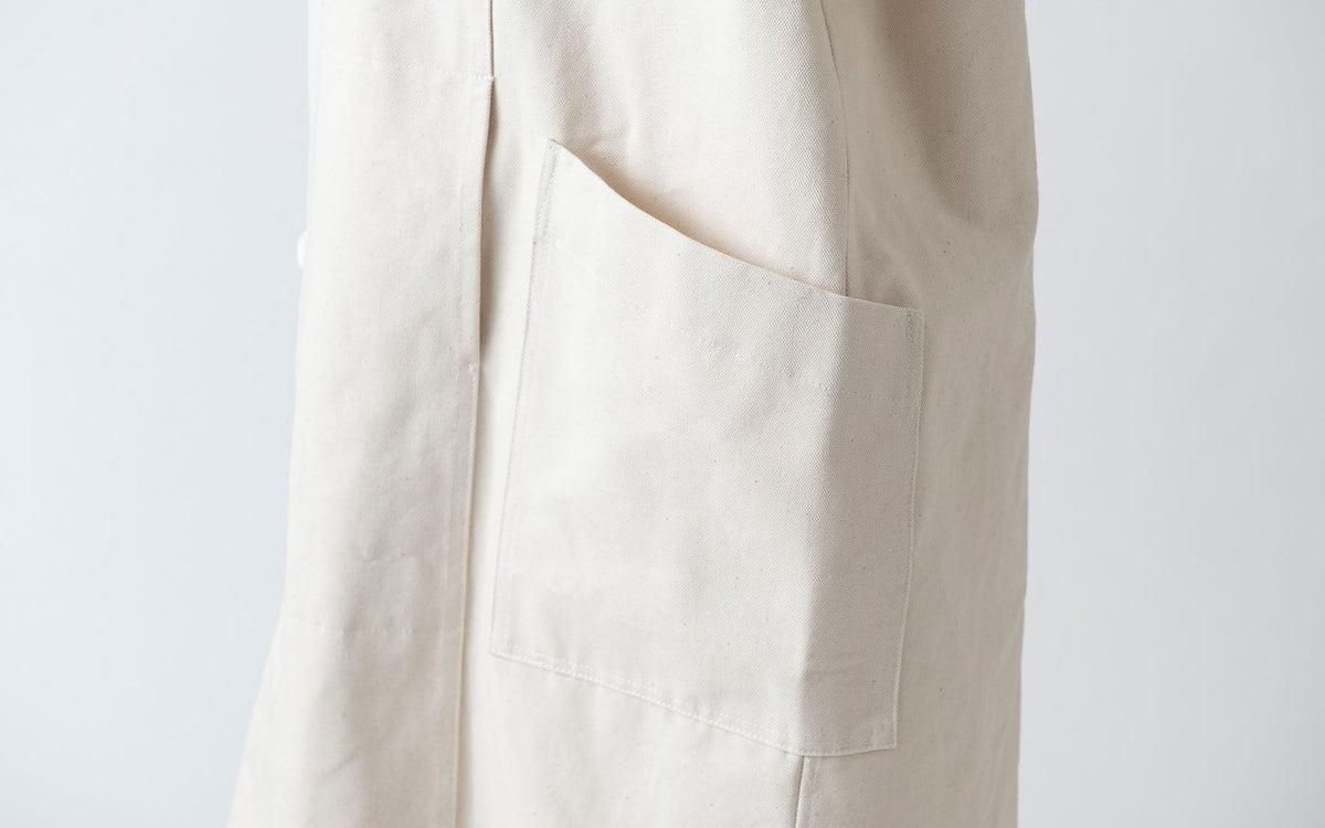 【再入荷】木間服装製作 coat コットン帆布 khaki｜unisex freesize