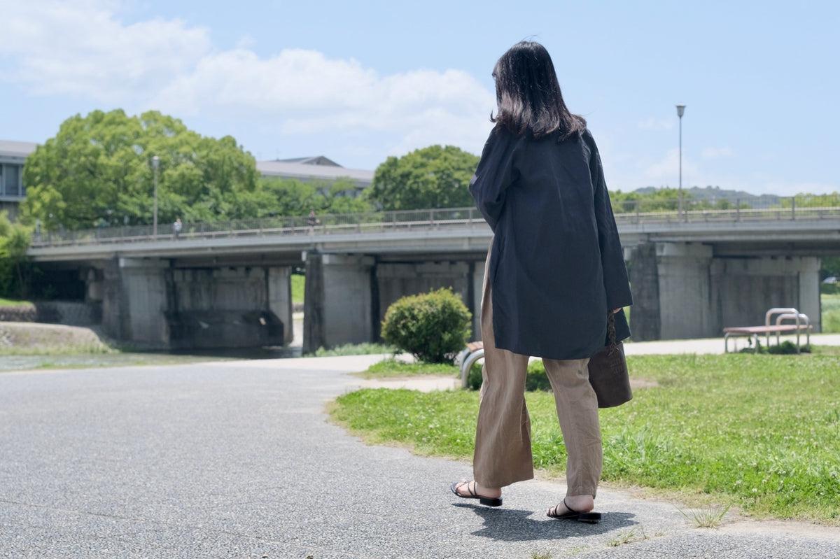 MITTAN / 大麻羽織 高密度 墨黒 JK-91 / unisex