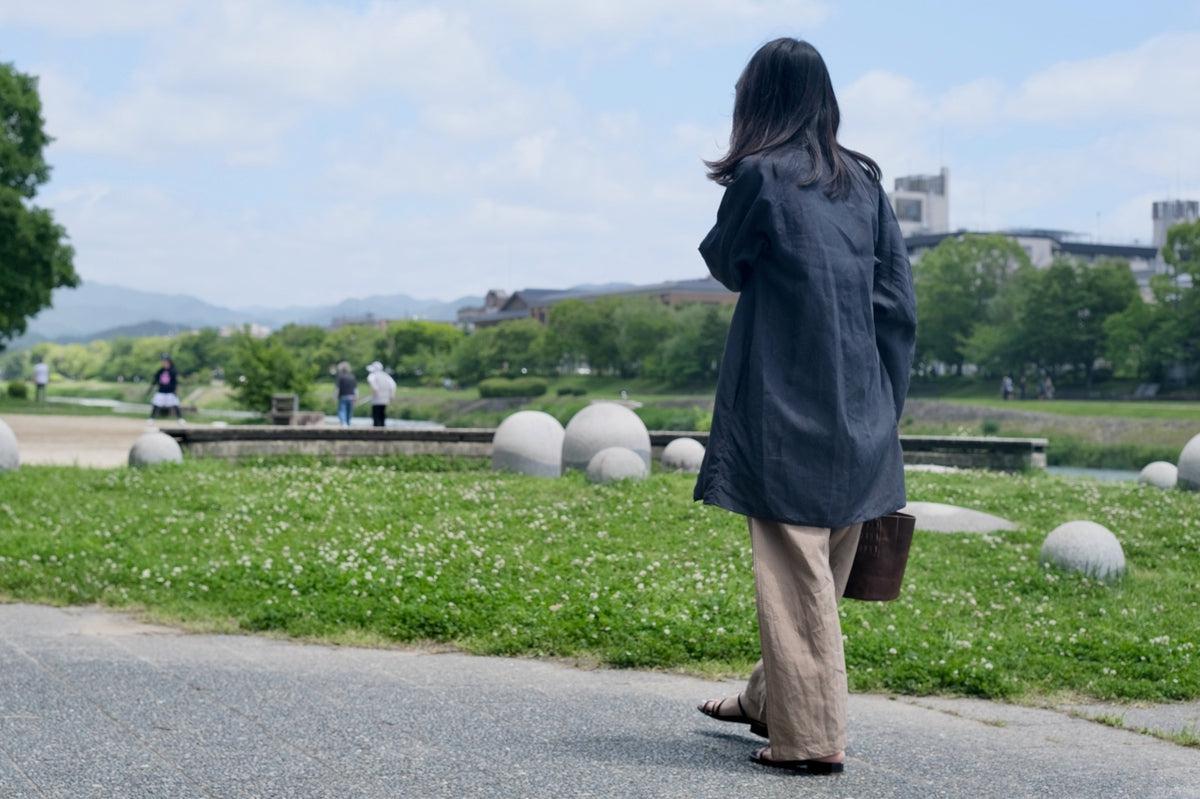 MITTAN / 大麻ワイドパンツ 高密度 胡桃 PT-143C / unisex