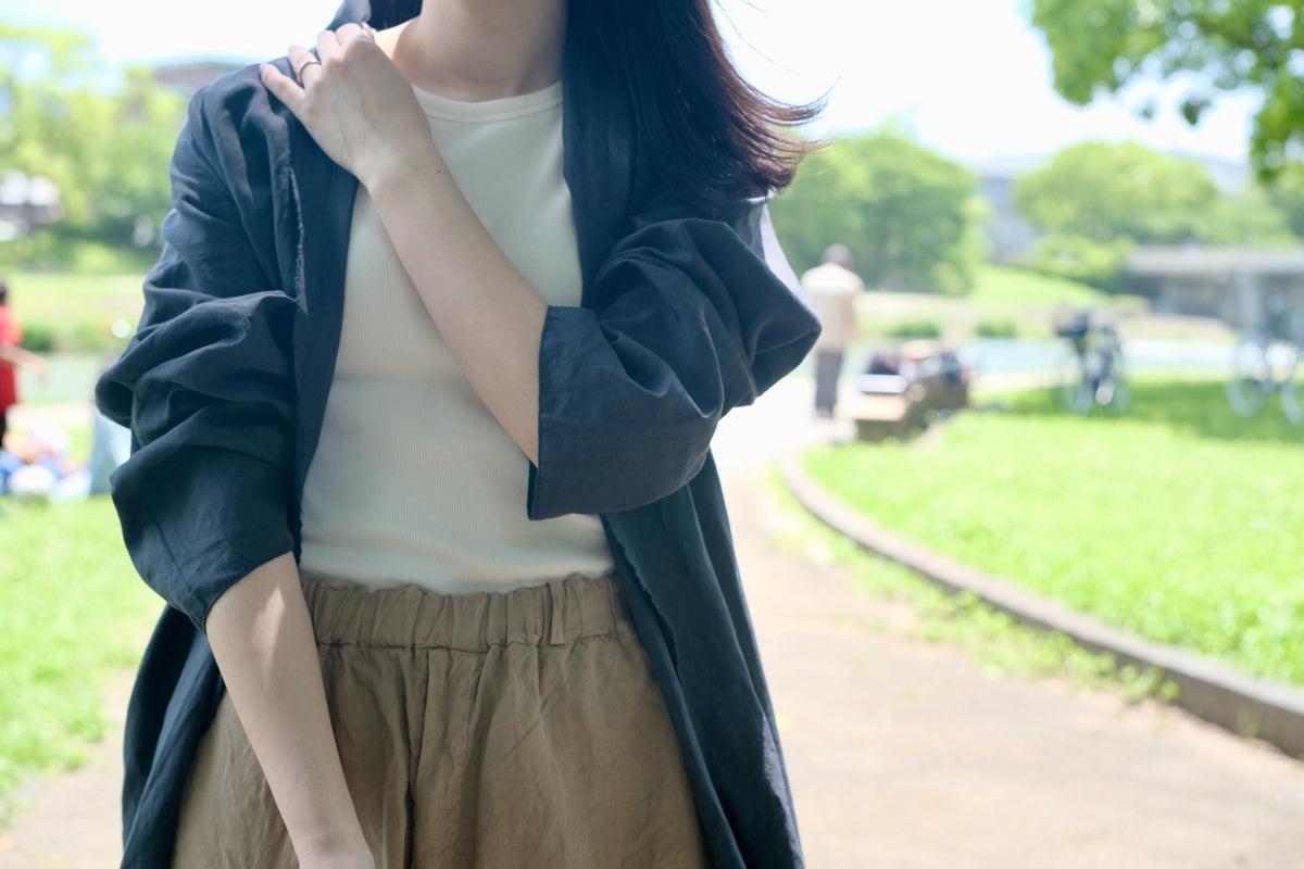 MITTAN / 大麻羽織 高密度 墨黒 JK-91 / unisex