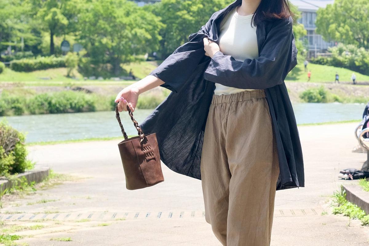 MITTAN / 大麻羽織 高密度 墨黒 JK-91 / unisex