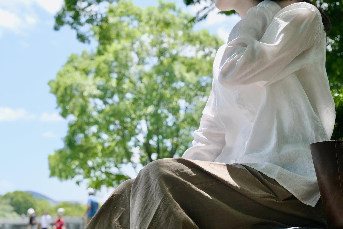 MITTAN / 大麻シャツ 白 SH-132 / unisex