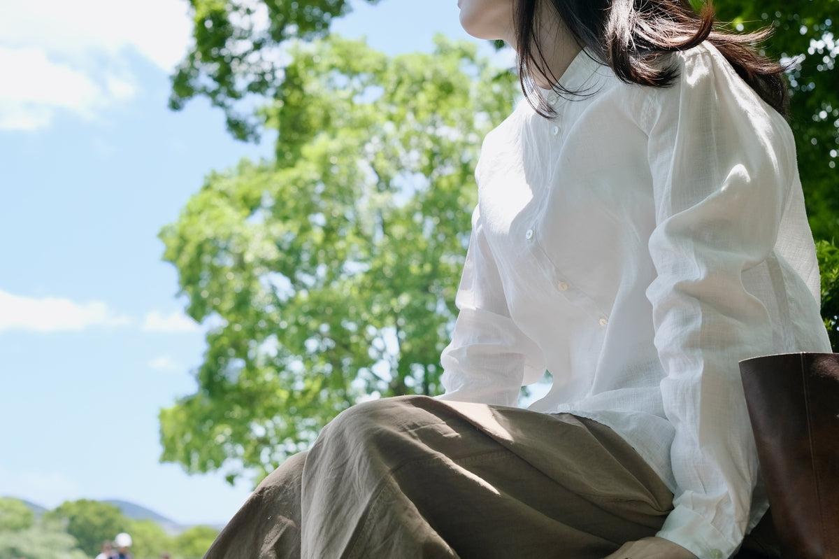 MITTAN / 大麻シャツ 白 SH-132 / unisex