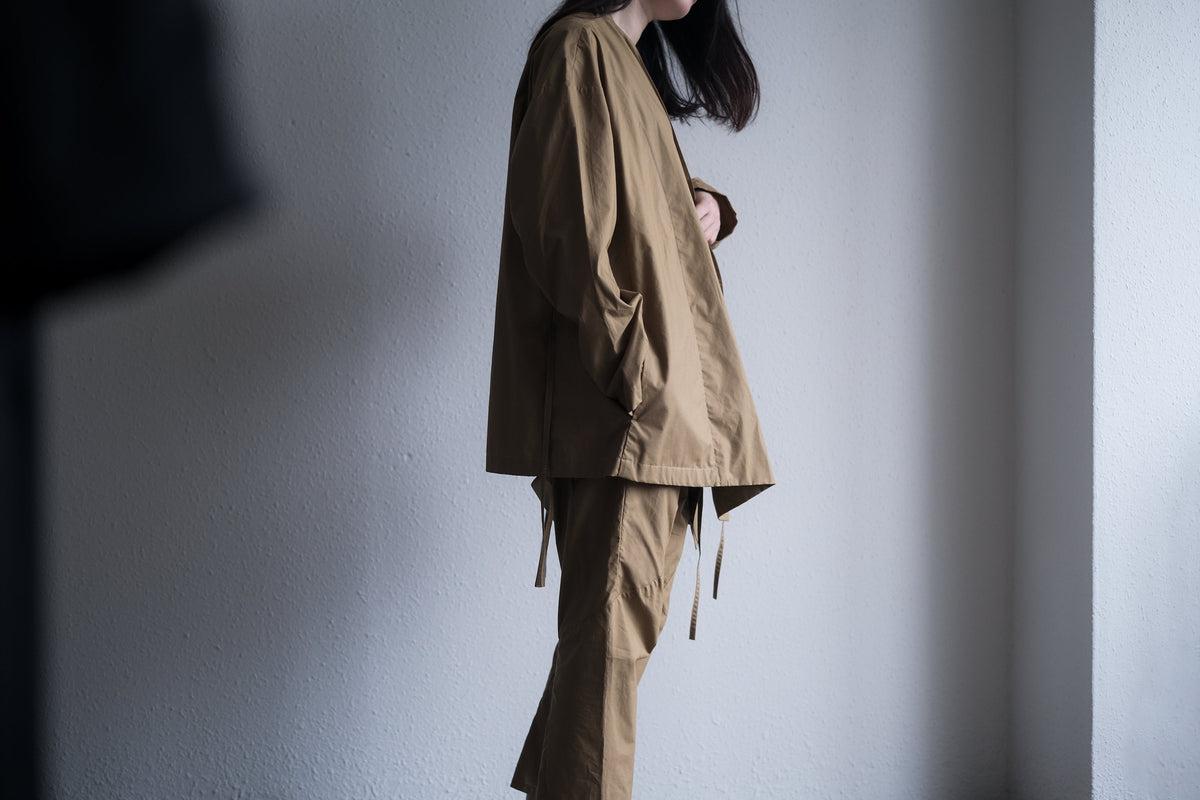 きるもの｜JKT弐｜コットンツイル｜ライトグレー｜unisex freesize