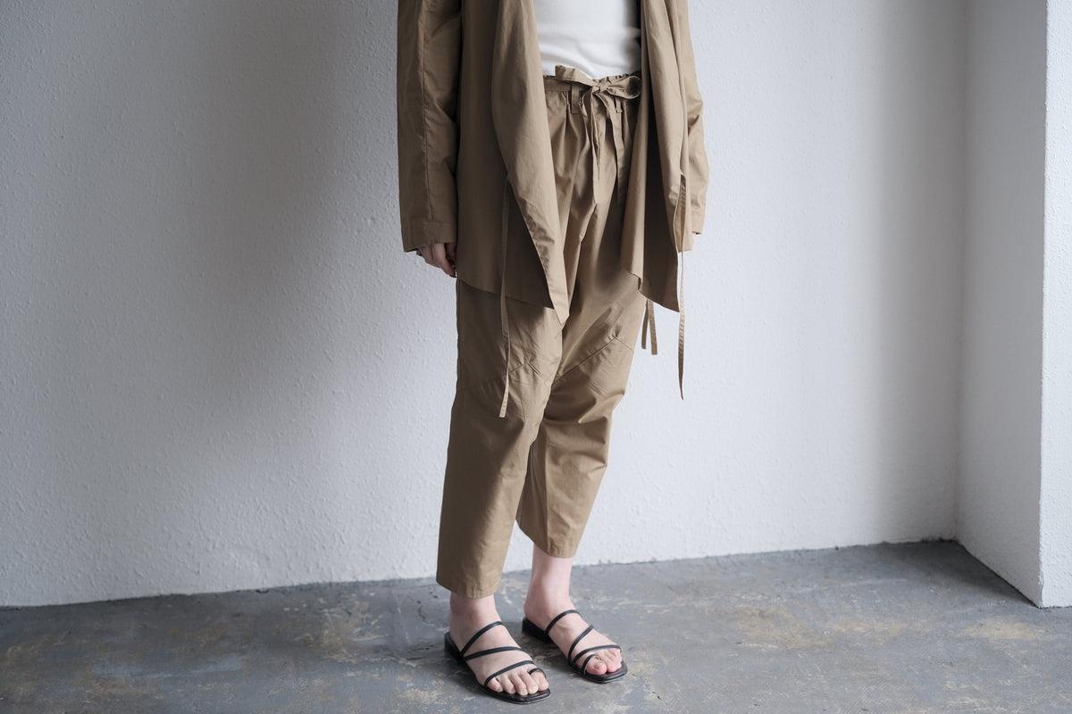 きるもの｜もんぺパンツ｜タイプライター｜ピンク｜unisex freesize