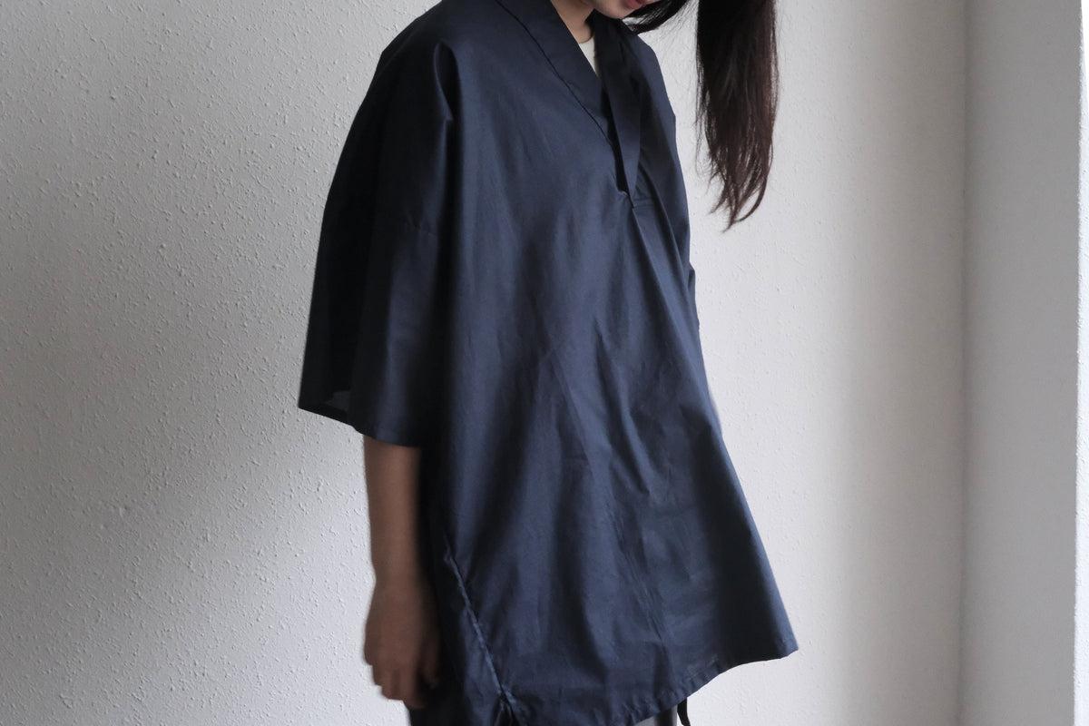 きるもの｜襦袢｜コットンローン ネイビー｜unisex freesize