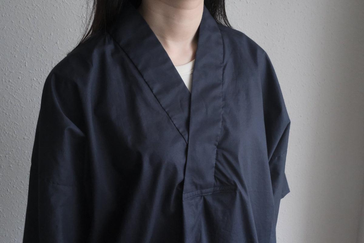 きるもの｜襦袢｜コットンローン ネイビー｜unisex freesize