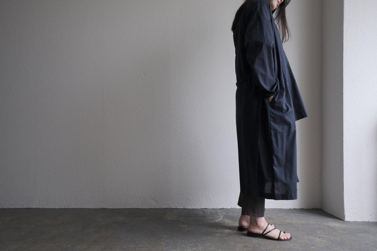 きるもの｜四 JKT｜コットンローン ブラック｜unisex freesize