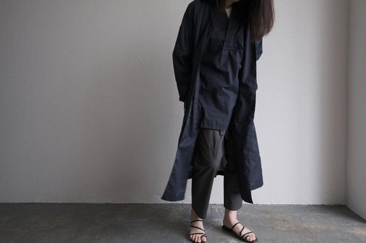 きるもの｜四 JKT｜コットンローン ネイビー｜unisex freesize