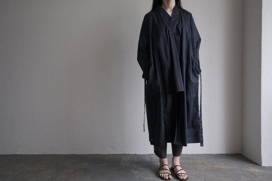 きるもの｜襦袢｜コットンローン ネイビー｜unisex freesize