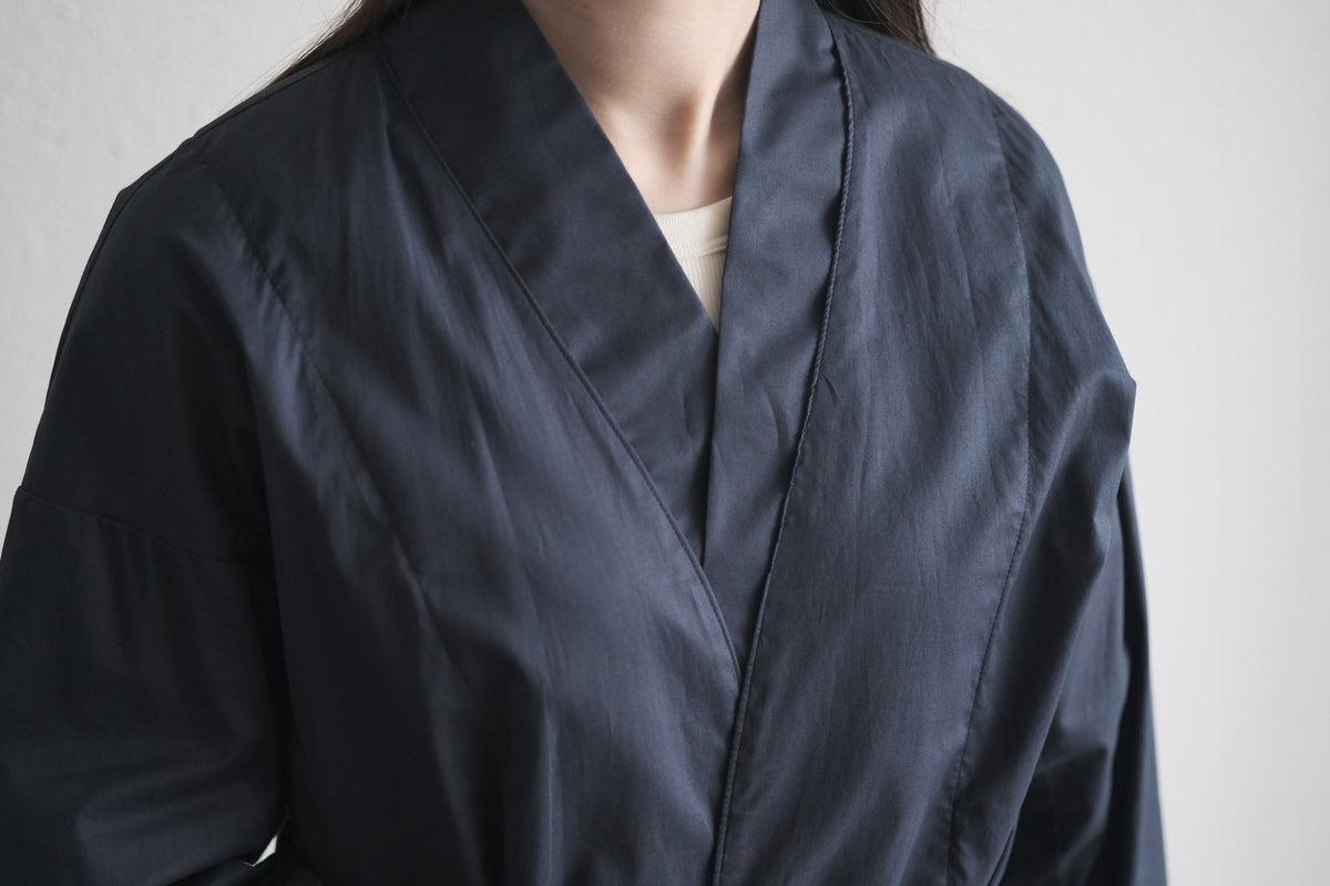 きるもの｜四 JKT｜コットンローン ブラック｜unisex freesize