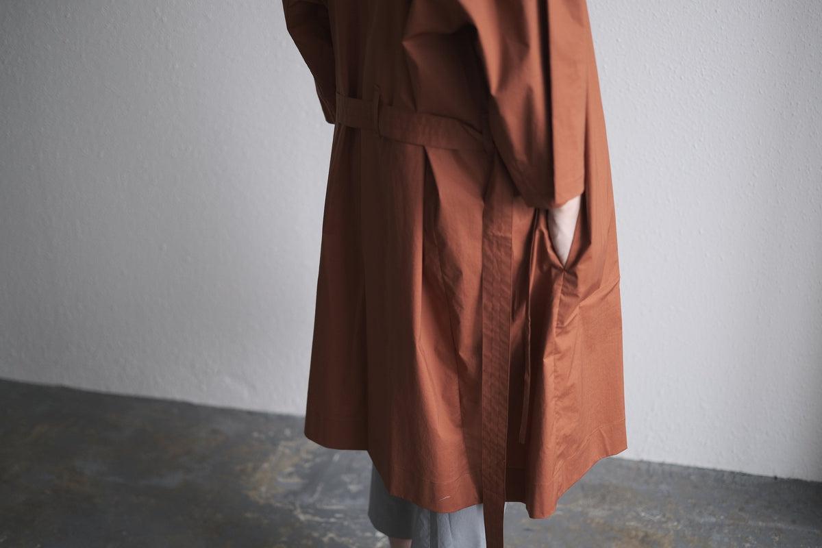 きるもの｜道着ローブ｜タイプライターストレッチ 紺｜unisex freesize