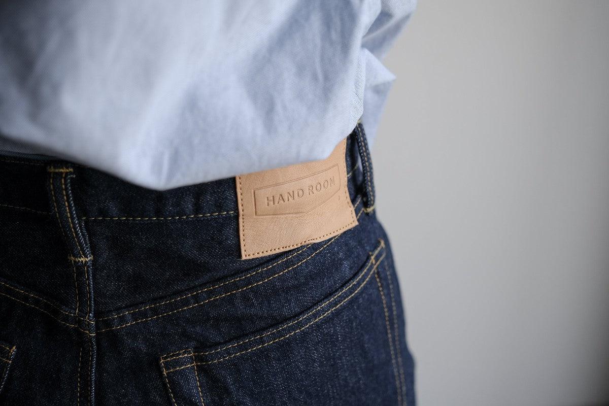HANDROOM ジーンズ レギュラーフィット BLACK｜unisex5サイズ