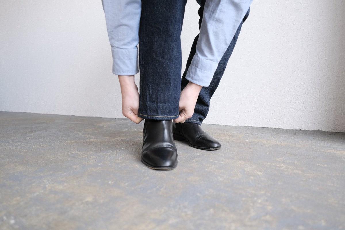 HANDROOM ジーンズ レギュラーフィット BLACK｜unisex5サイズ