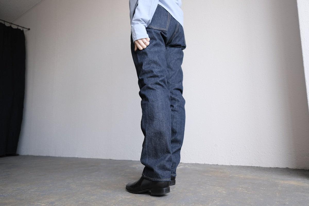 HANDROOM ジーンズ レギュラーフィット BLACK｜unisex5サイズ