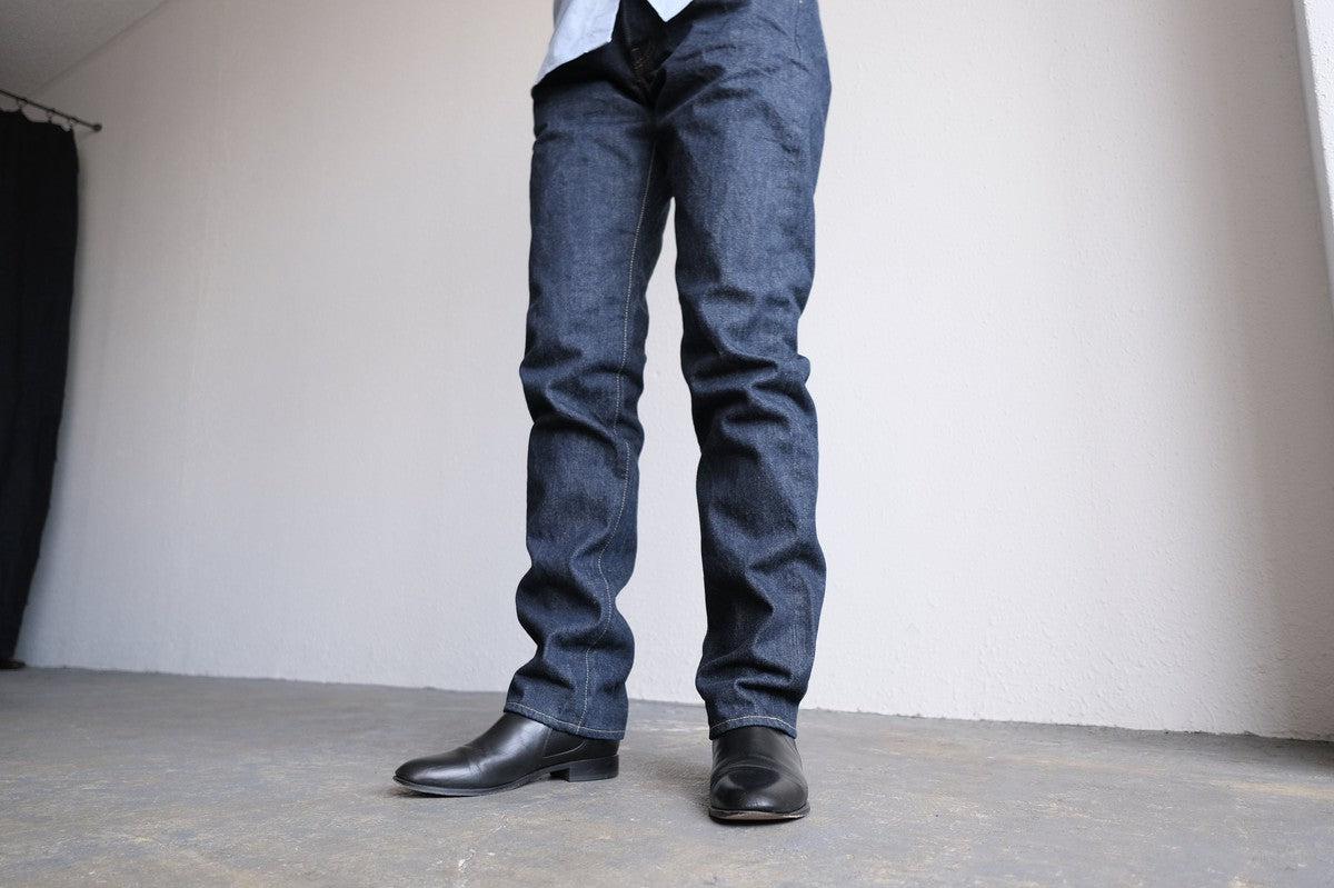 HANDROOM ジーンズ レギュラーフィット BLACK｜unisex5サイズ