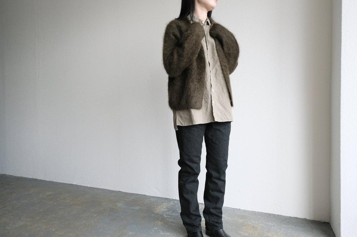 【new】enrica cashemere shaggy knit / khaki