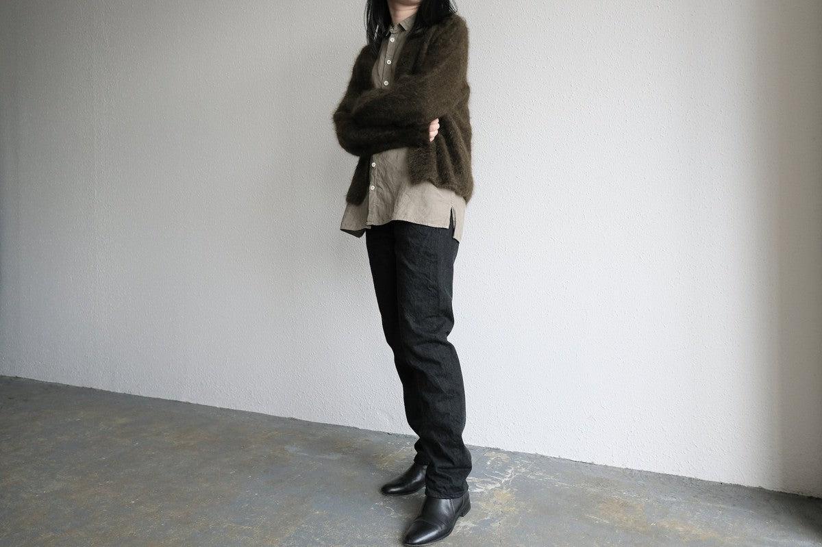 【new】enrica cashemere shaggy knit / khaki