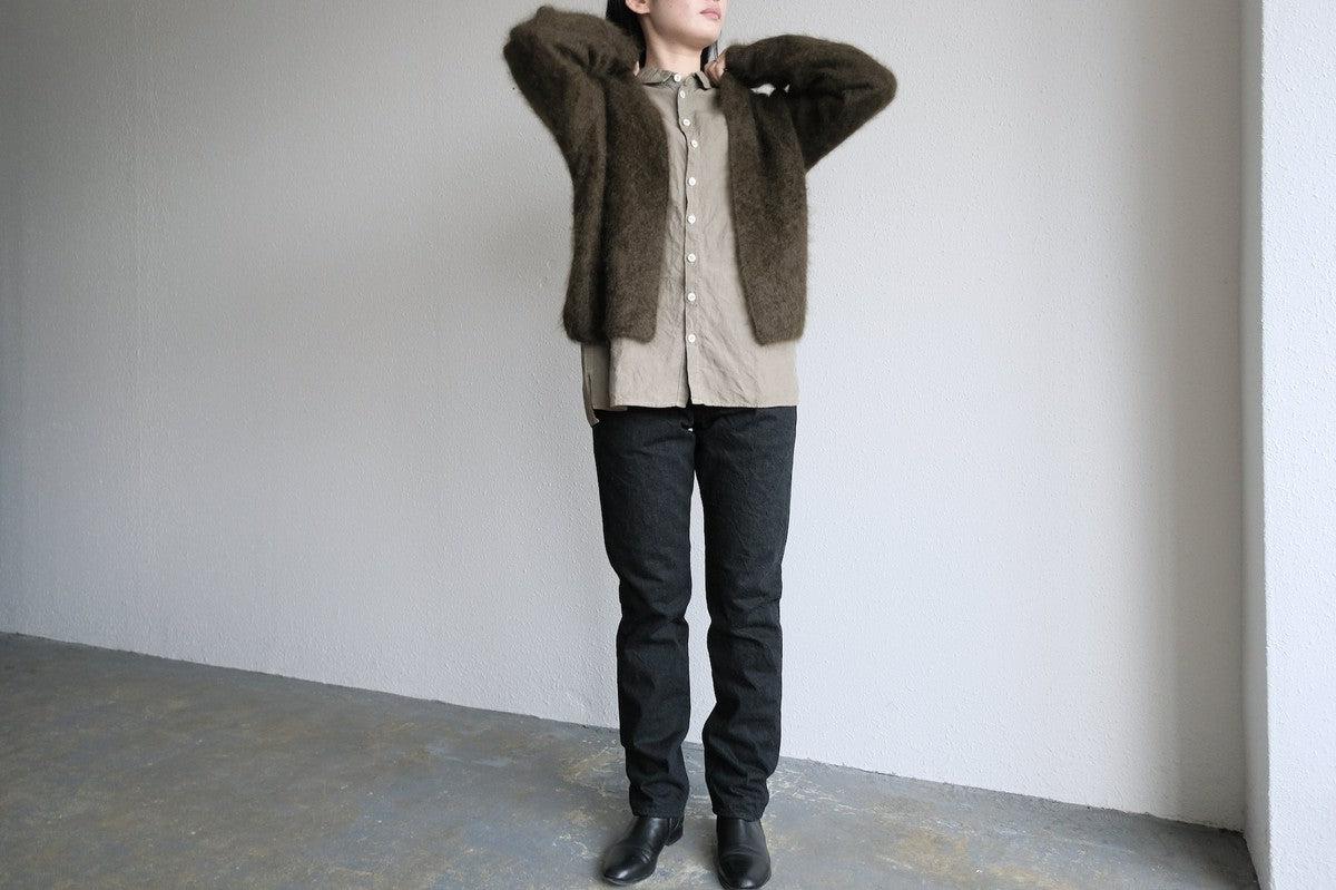 【new】enrica cashemere shaggy knit / khaki