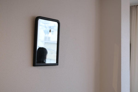 四角鏡 黒 368×490mm|三浦治