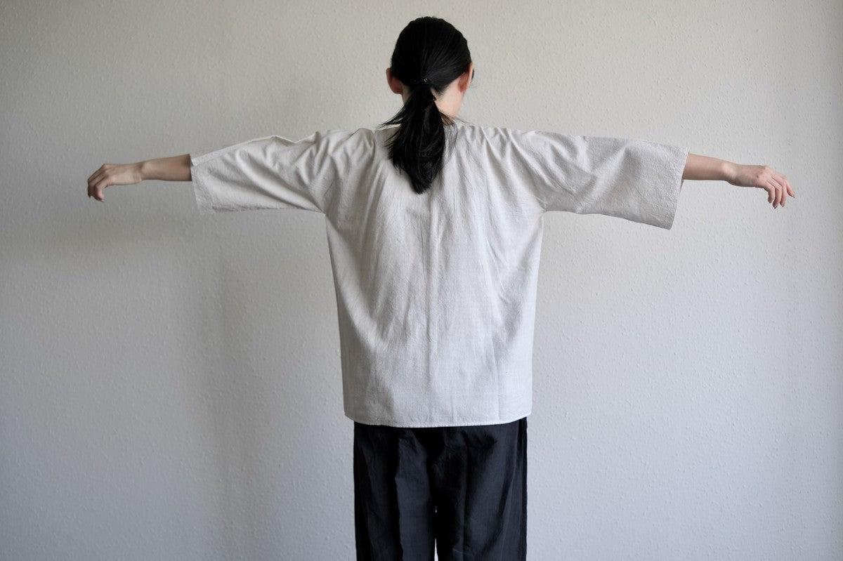 MITTAN / 半袖カディシャツ 墨黒 SH-90B / unisex