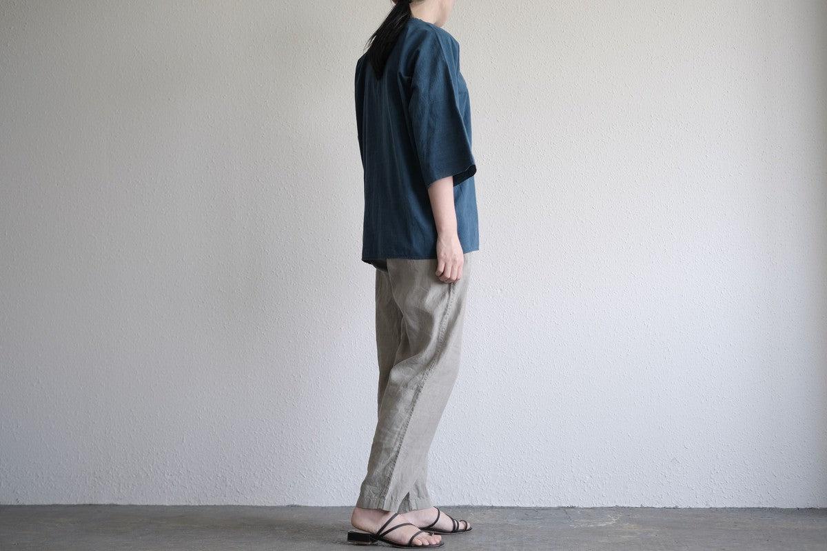 MITTAN / 半袖カディシャツ 藍 SH-90C / unisex