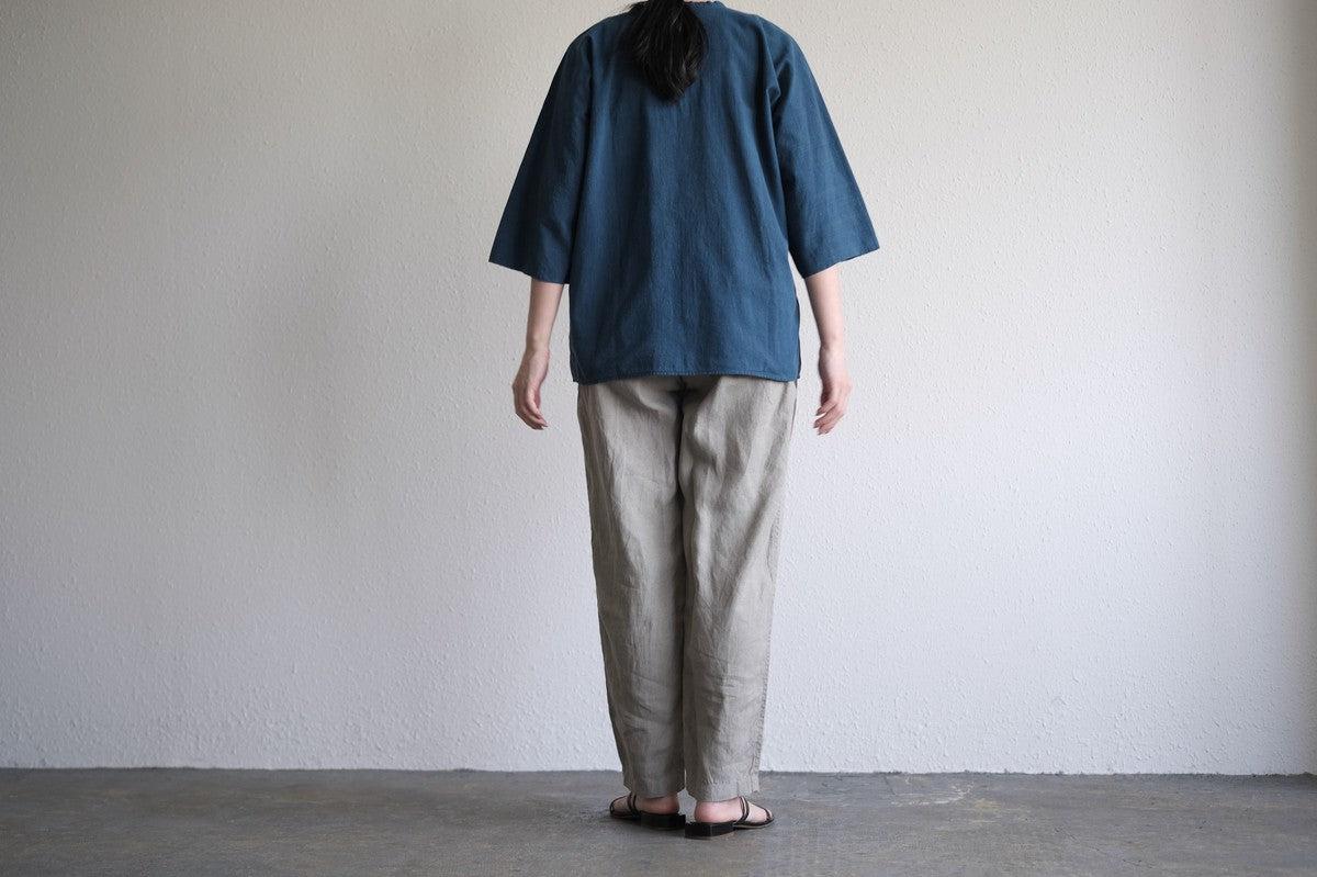 MITTAN / 半袖カディシャツ 藍 SH-90C / unisex