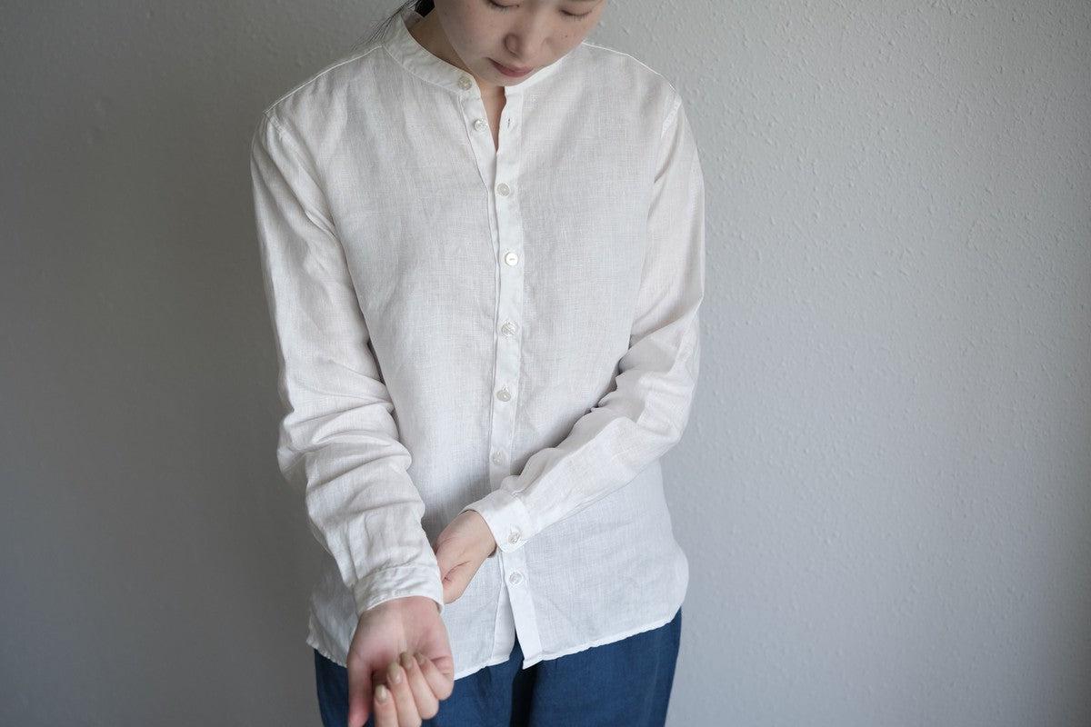 MITTAN / 大麻シャツ 白 SH-132 / unisex