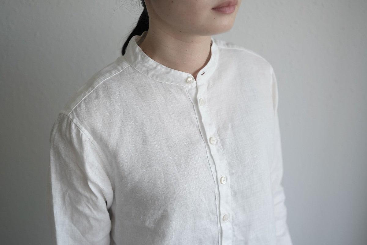 MITTAN / 大麻シャツ 白 SH-132 / unisex