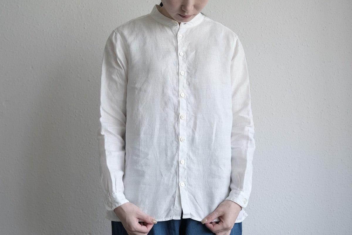 MITTAN / 大麻シャツ 白 SH-132 / unisex