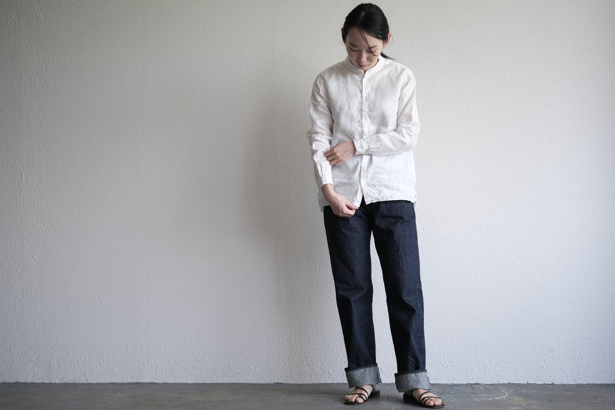 HANDROOM ジーンズ ワイドフィット BLACK｜unisex5サイズ