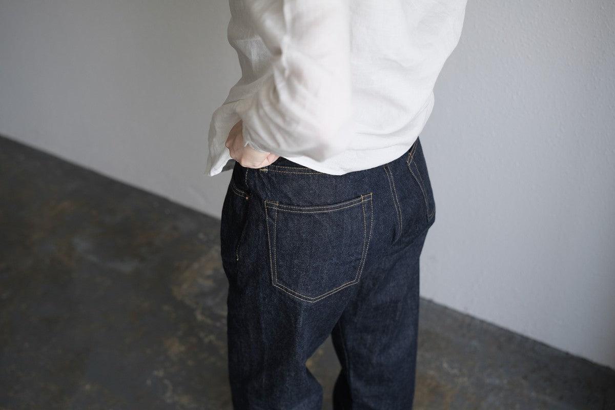 HANDROOM ジーンズ ワイドフィット BLACK｜unisex5サイズ