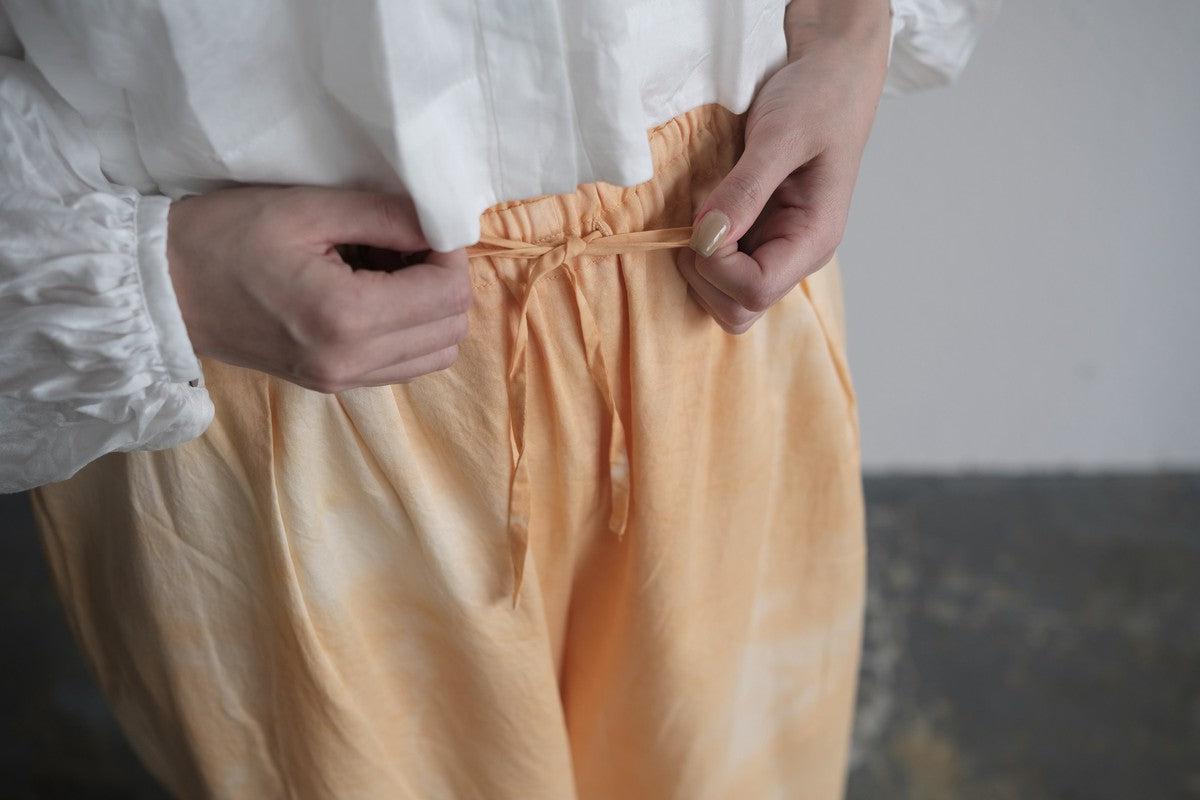 enrica cotton widepants｜SOIL PINK