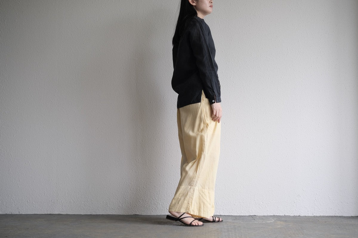 enrica cotton widepants｜SOIL CREAM