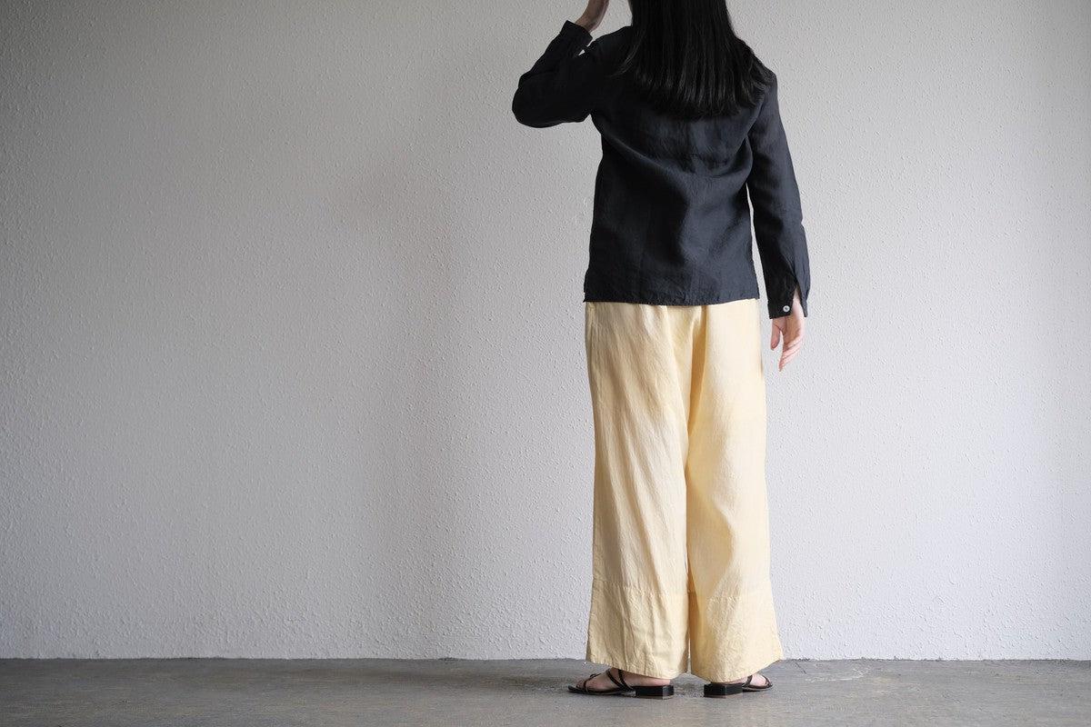 enrica cotton widepants｜SOIL CREAM