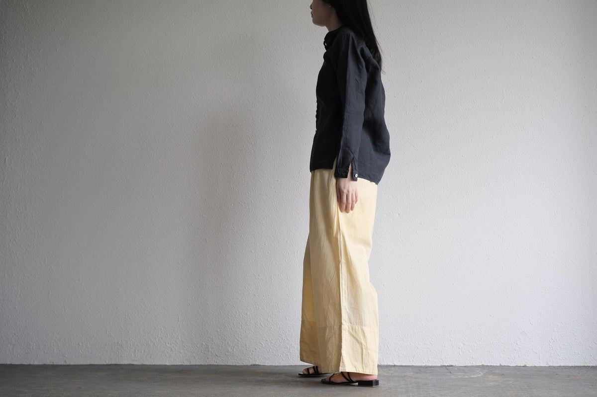 enrica cotton widepants｜SOIL CREAM