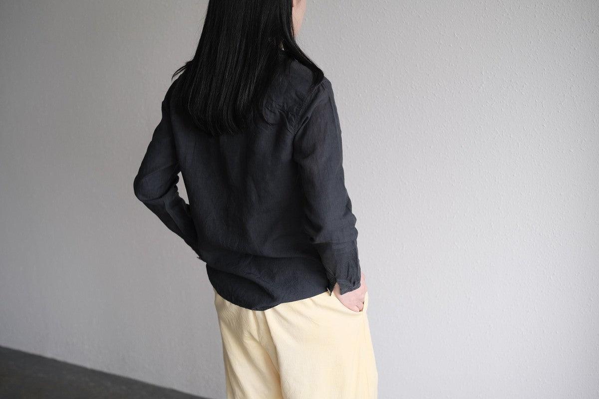 MITTAN / 大麻シャツ2 高密度 白 SH-109 / unisex