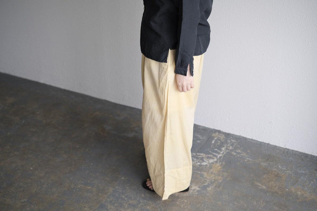 enrica cotton widepants｜SOIL CREAM