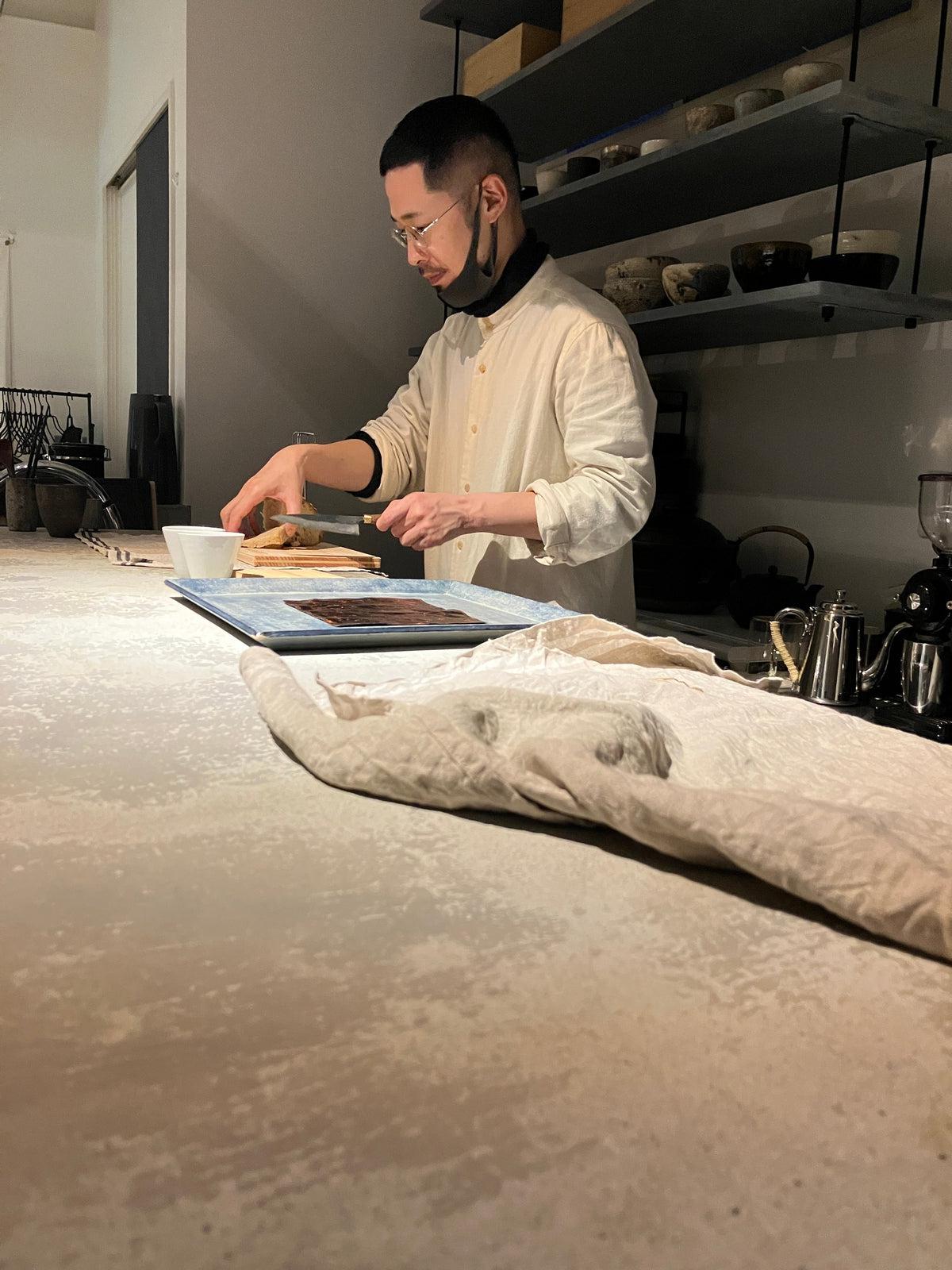 enjyu 黒打ちペティナイフ 120mm 赤畠大徳