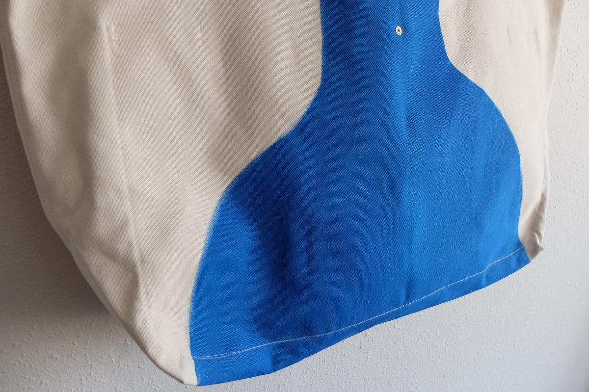 帆布のビッグトート｜Cotomono 素 su トート｜roller drawing AO