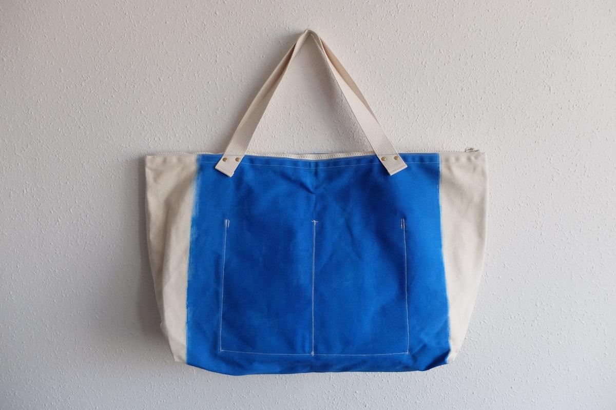 帆布のビッグトート｜Cotomono 素 su トート｜roller drawing AO