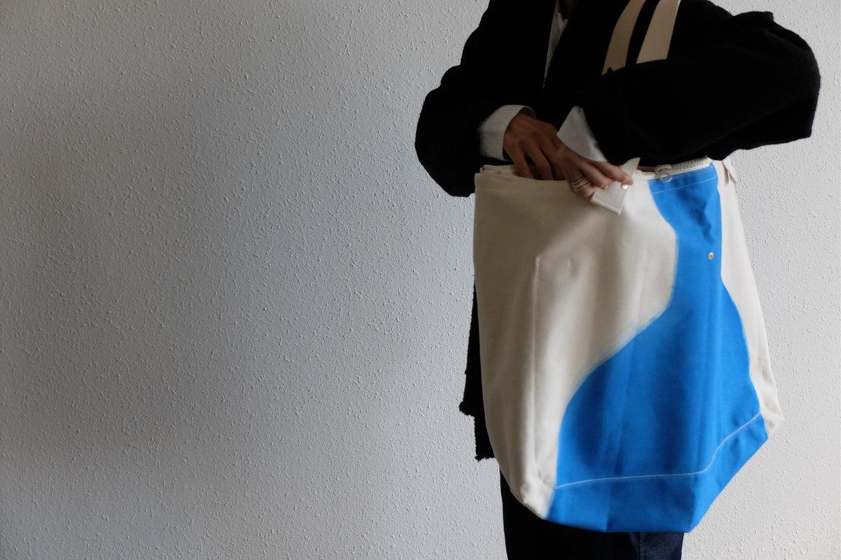 帆布のビッグトート｜Cotomono 素 su トート｜roller drawing KURO