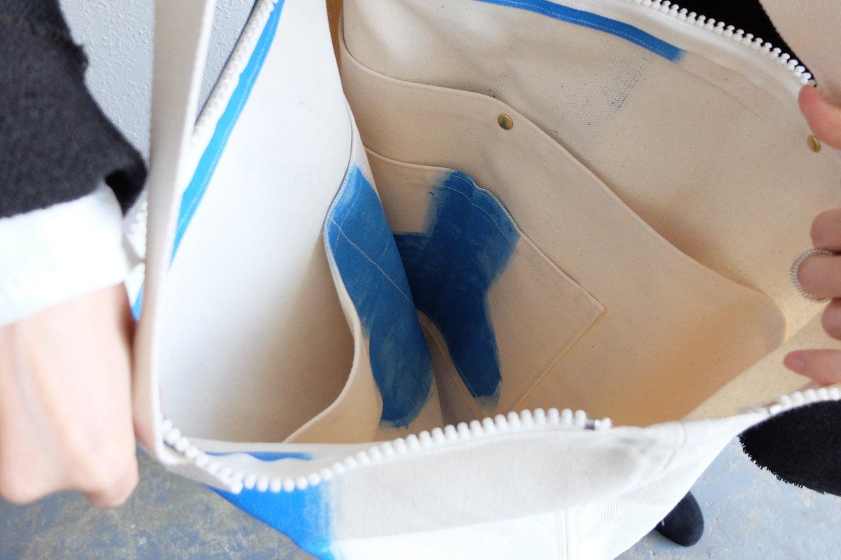 帆布のビッグトート｜Cotomono 素 su トート｜roller drawing KURO