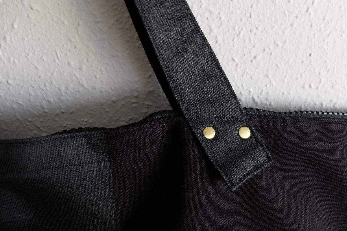 帆布のビッグトート｜Cotomono 素 su トート｜roller drawing KURO