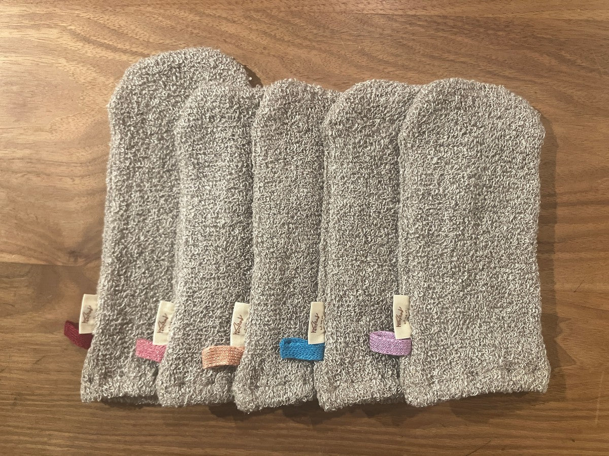 リネンニット バスミトン