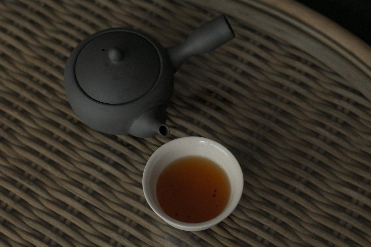 急須 白練 焼締め